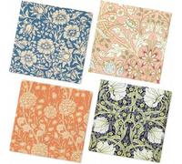 Shein 20pcs/40pcs/60pcs, Servilletas con Patrón Floral de William Morris, Servilletas Desechables de 2 Capas para Almuerzo, Servilletas Florales Vintage de