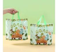 Shein 25/50 piezas Bolsas de regalo con diseño de dinosaurio, bolsas de fiesta de cumpleaños para niños, decoración de fiesta de baby shower, bolsas de comp