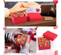 Shein 25/50 piezas Juego de Cartas de Amor Miniatura, incluye sobres y tarjetas en blanco, adecuado para parejas a larga distancia, regalo del Día de San Va