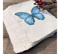 Shein 25 hojas | 220 g/m² | Papel de algodón hecho a mano, adecuado para pintura, bocetos, pintura al óleo, etc., papel de textura gruesa hecho a mano | Tel
