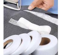 Shein 25m Entretela termoadhesiva de doble cara, tela adhesiva, cinta de unión no tejida, adecuada para accesorios de prendas, cortinas, dobladillo de panta