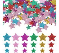 Shein 260 piezas de pegatinas de estrellas autoadhesivas, calcomanías de espuma brillante de colores, ideales para decoración del hogar, fiesta de cumpleaño
