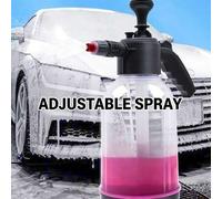 Shein 2L Botella rociadora de espuma, Boquilla de pistola de agua a alta presión, Rociador de espuma neumático para lavado de autos de uso doméstico, Tipo d