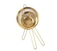 Shein 3 piezas/1 pieza Colador de malla fina de acero inoxidable con mango - Herramienta de cocina para filtrar y tamizar