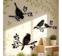 Shein 3 piezas Decoración de pared rústica de acrílico, arte colgante para interiores y exteriores, decoraciones navideñas, de Halloween y Acción de Gracias