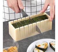 Shein 3 piezas, Kit para hacer Sushi, fabricante de Sushi DIY, molde de arroz para hacer rollos de Sushi japonés, accesorios Bento, herramientas de cocina p