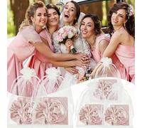 Shein 30/15/6 piezas Espejo de rosa, Espejo chapado en oro con patrón de rosa, Espejo de maquillaje de doble cara en oro rosa, Cinta de pelo rosa satinada c
