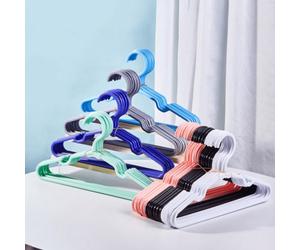 Shein 30/20/10 Piezas Perchas Blancas para Bebé - Perchas Antideslizantes para Niños Adecuadas para Bebés y Niños Pequeños, Perchas de Plástico Duraderas pa