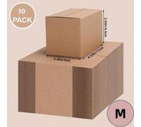 Shein 30 paquete de cajas de cartón, caja de embalaje de cartón corrugado pequeña para envíos, caja de embalaje para regalo sorpresa, caja de almacenamiento
