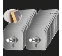 Shein 30 piezas/10 piezas/1 pieza Ganchos adhesivos fuertes para pared - Ganchos de plástico impermeables sin taladro, de uso pesado, perfectos para almacen