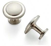 Shein 30 piezas de tiradores de gabinete plateados mate - Textura de metal cepillado, tiradores de cajón de aleación de zinc adecuados para armario, cocina
