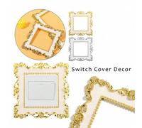 Shein 3043 Pegatina creativa para interruptor, pegatina de pared, cubierta de toma de corriente, interruptor individual de 8.6*8.6cm
