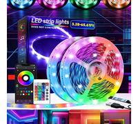 Shein 30m/20m Tiras de Luces LED RGB con Control Remoto de 24 Teclas, Controlado por Aplicación, Adecuado para Decoración de Sala de Estar, Decoración de Ha