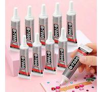 Shein 3ml/15ml/50ml/110ml Pegamento para Manualidades con Strass B-7000, Adhesivo Transparente Multiusos para Reparación, Sin Residuos Blancos, Bajo Olor, A
