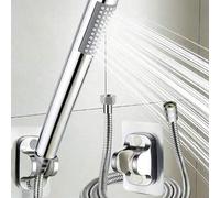 Shein 3pcs/Set Cabezal de ducha de mano de alta presión con barra redonda, cabezal de ducha moderno con gran flujo de agua, cabezal de ducha redondo de plás