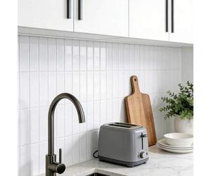 Shein 4/10/20 piezas Azulejos autoadhesivos de 29 cm x 23 cm, pegatinas removibles resistentes al calor para salpicadero de cocina, vinilos impermeables par