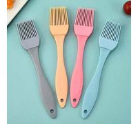 Shein 4 piezas/2 piezas/1 pieza Cepillo mini para parrilla para el hogar, de material de silicona resistente al calor, fácil de limpiar