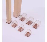Shein 4 piezas/set Cubierta de la pata de la mesa de silicona mesa pie moderno antideslizante para casa