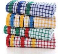 Shein 4 piezas Toallas grandes de cocina, paños de cocina súper absorbentes y suaves, toallas de té/bar de colores brillantes para lavar y secar platos en e