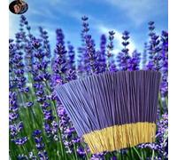 Shein 40/100 piezas Incienso de lavanda, palitos de bambú natural de 22cm/8.7 pulgadas, adecuado para yoga, meditación, alivio del estrés, aromaterapia para