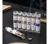 Shein 40 piezas Juego de incienso variado, incluyendo sándalo, clavel, salvia blanca y talla grande, fragancia para el hogar e incienso perfumado para inter