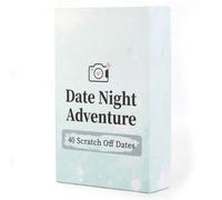 Shein 40 tarjetas de rascar 'Aventura Nocturna de Pareja', regalos únicos para novio, novia, esposa, esposo, aniversario especial o cumpleaños