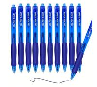 Shein 5/10 piezas Bolígrafos de secado rápido de tinta neutra, bolígrafos retráctiles de punta de bola, (3 bolígrafos + 10 recargas, 5 bolígrafos + 20 recar