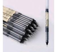 Shein 5 piezas/10 piezas/20 piezas Recambios de bolígrafo de gel súper finos, tinta negra/azul/roja, adecuados para la escuela, la oficina, los exámenes, la