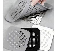 Shein 5 piezas Cubiertas de drenaje atrapapelos, Filtro de drenaje de ducha, Colador de fregadero, Protector de drenaje de bañera, Tapón de drenaje de frega