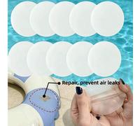 Shein 5 piezas Parches inflables para piscina, parches de natación, parches redondos transparentes, adecuados para verano, piscina, piscina inflable, aros d