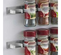 Shein 5 piezas/set Estante organizador minimalista montado en la pared para cocina