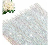 Shein 50/100/150Pcs Limpiapipas con Brillo, Tallos de Chenille Multicolor, Varillas Alambres con Tinsel, Suministros de Limpiapipas Coloridos para Manualida