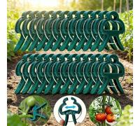 Shein 50/30/20/10 piezas Clips ajustables para plantas - Soportes reutilizables para flores, enredaderas, verduras y tomates de jardín - Plástico duradero,