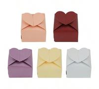 Shein 50 piezas Caja de regalo, Suministros para pequeños negocios, Caja de embalaje, Decoración para bodas, Regalo de boda, Caja de regalo, Suministros par