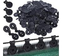 Shein 50 piezas Clips para sombrillas - Sujetadores de plástico redondos duraderos, adecuados para toldos, cubiertas de malla para patios y cubiertas de jar