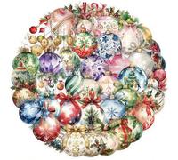 Shein 50 piezas de pegatinas transparentes de Navidad, decoraciones navideñas, adornos navideños, regalos de Navidad, pegatinas estéticas para botella de ag