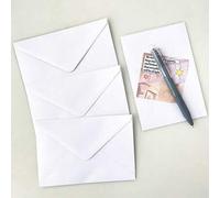 Shein 50 piezas de sobres de papel de unicolor, versátiles para enviar cartas, tarjetas de felicitación, invitaciones para cumpleaños, bodas, graduaciones,