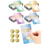 Shein 50 piezas, Tarjetas rascables en blanco, Tarjetas de regalo, Perfectas para Navidad, Boda, Despedida de soltera, Suministros para fiestas de cumpleaño