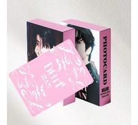 Shein 55 piezas de pegatinas y tarjetas fotográficas | Álbum SK "DO IT" Colección personal H-A-N | Diseño de tarjetas vibrante, material duradero | Perfecto