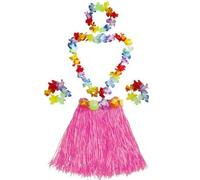 Shein 5pcs/Set Collar Lei Hawaiano Tema de Flores Tropicales Hawaianas Favores de Fiesta Diadema Decoración de Boda Playa Cumpleaños Suministros de Fiesta D