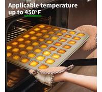 Shein 6/12/48 Molde cuadrado con cavidades Mini tostada pastel Molde de pan vintage Molde antiadherente para hornear, Uso doméstico Bandeja de horneado mult