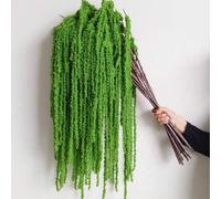 Shein 6/3/1 pieza Flores de enredadera artificial verde colgante, plantas colgantes Love-In-A-Mist, decoración floral artificial para bodas y fiestas, decor