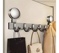Shein 6 ganchos para colgar en la pared, sin necesidad de perforar, montado con ventosa, fácil instalación. Adecuado para almacenar ropa, toallas, batas de