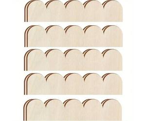 Shein 6 piezas de tiras decorativas de madera - Líneas decorativas elegantes para paredes, gabinetes, estantes y puertas - Decoración del hogar DIY, diseño