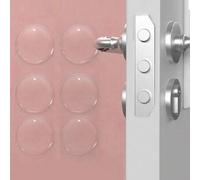 Shein 6 piezas Protector de pared para manijas de puerta: Autoadhesivo, reutilizable y a prueba de sonido para el hogar u oficina, escuela, oficina, hogar,