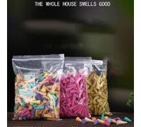 Shein 60/180 piezas Conos de incienso de reflujo de torre, fragancia desodorizante, gránulos perfumados de sándalo y agarwood, conos de incienso de reflujo