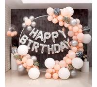 Shein 60-200cm Arco de globos DIY, aro de plástico para corona de globos para decoración de boda, fiesta de cumpleaños, ducha, círculo, guirnalda