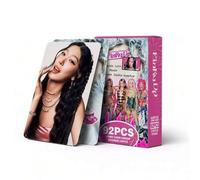 Shein 60 Tarjetas 32 Pegatinas KATSEYE Pinky Up Juego de Tarjetas Lomo & Pegatinas, Grupo de Chicas Global Tarjetas Pequeñas de Alta Definición Estética, Me