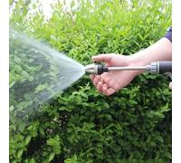 Shein 7 piezas Juego de manguera de jardín universal con manguera de agua retráctil de alta presión y boquilla ajustable