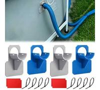 Shein 8/4 piezas/Juego Abrazadera para manguera de piscina, adecuada para manguera de piscina enterrada, evita que la manguera se doble y se cuelgue, acceso